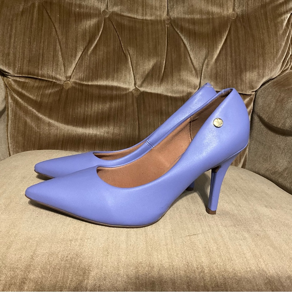 Vizzano hi heel purple Pointed Toe Heels women’s 37 / 8 - Picture 4 of 15